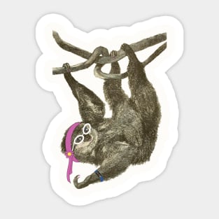 Lispe Fitness Sloth Sticker